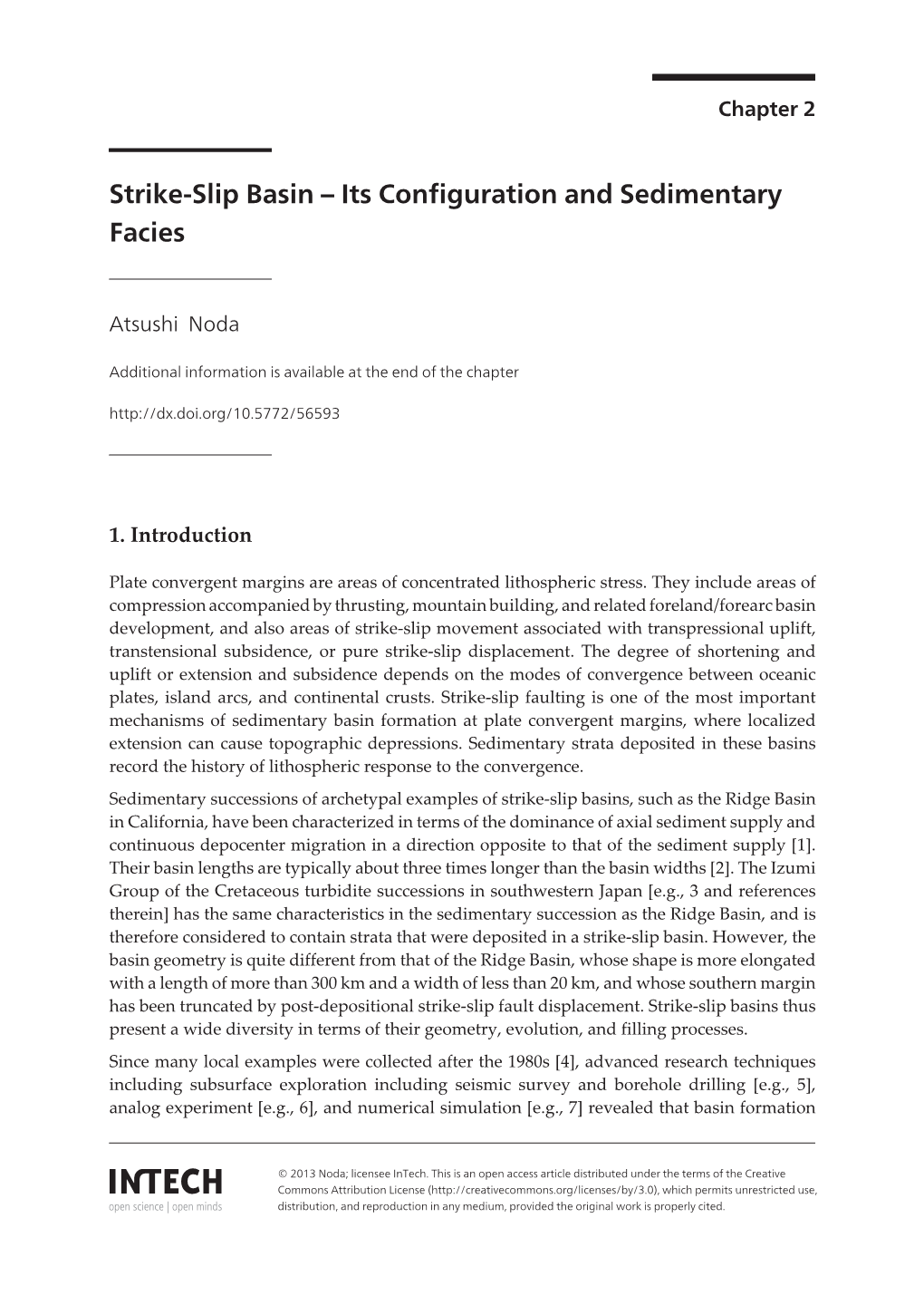 Strike-Slip Basin – Its Configuration and Sedimentary Facies