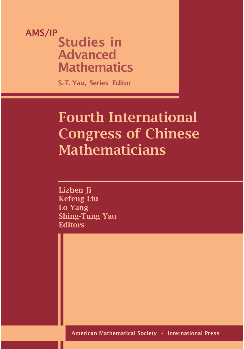 Fourth International Congress of Chinese Mathematicians