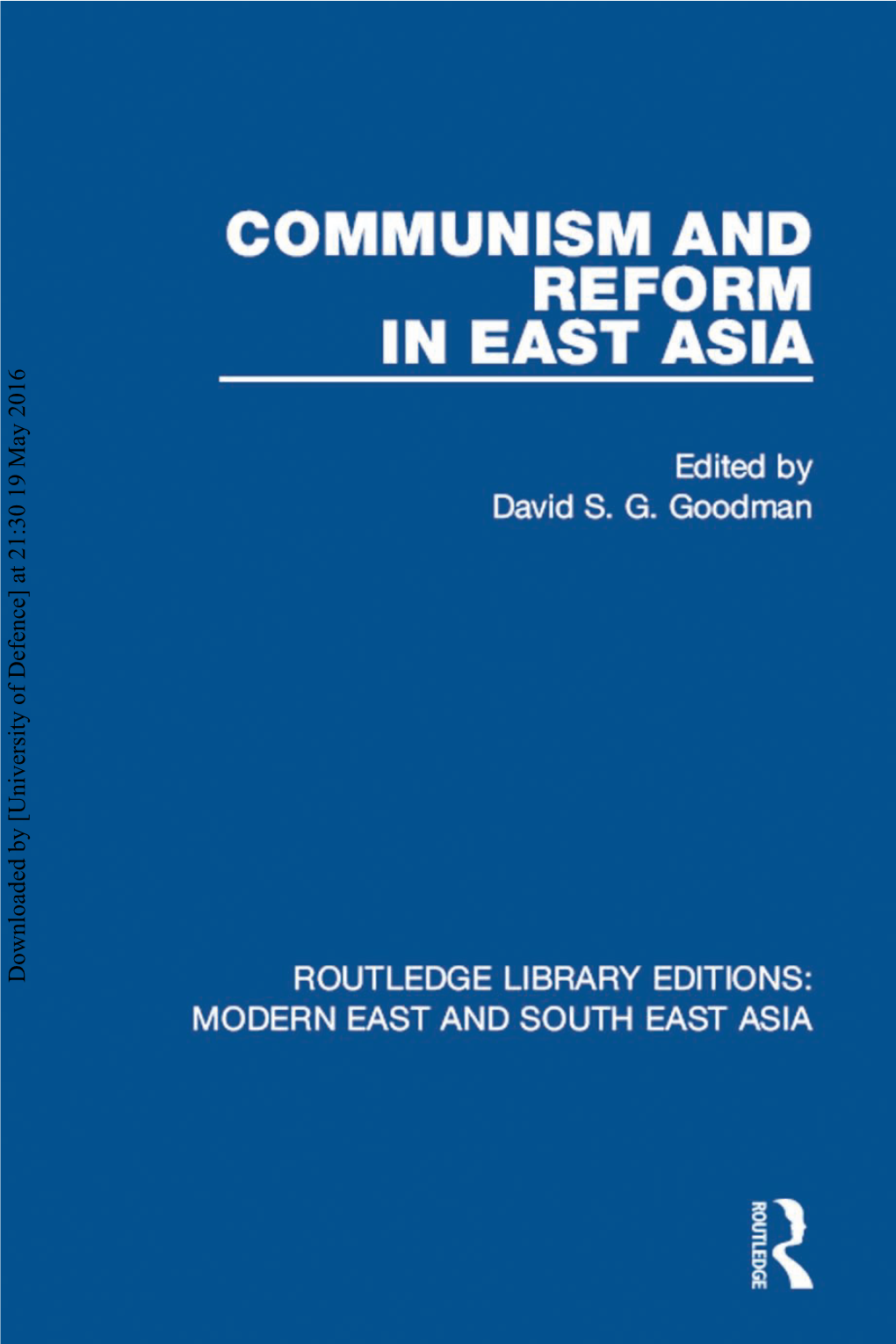 Communism and Reform in East Asia