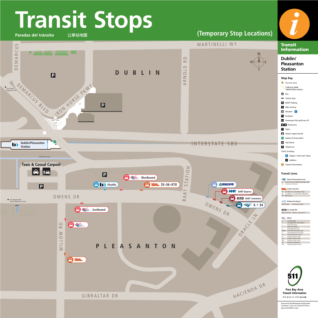 Temporary Stop Locations