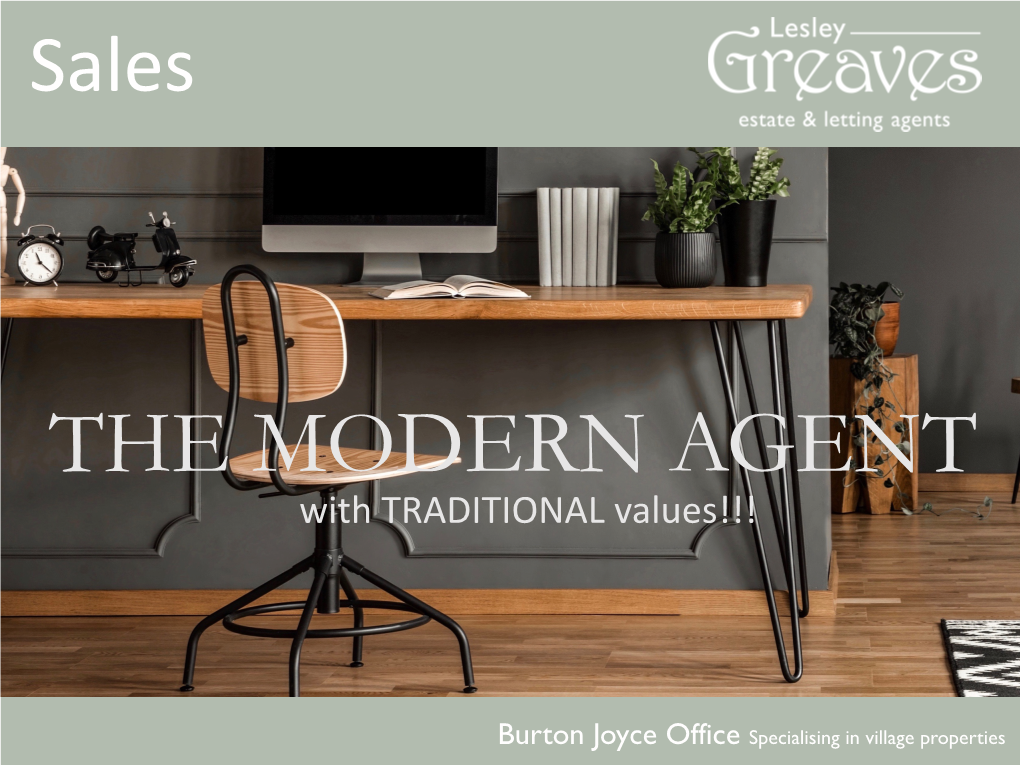 Burton Joyce-New Sales Handout