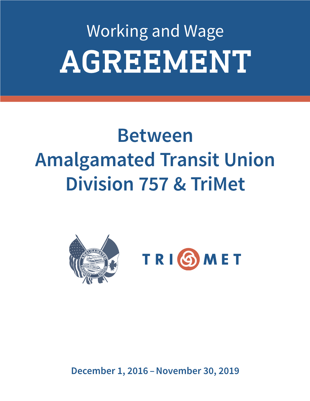 Between Amalgamated Transit Union Division 757 & Trimet