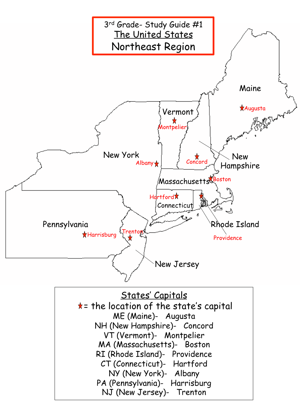 The United States Northeast Region