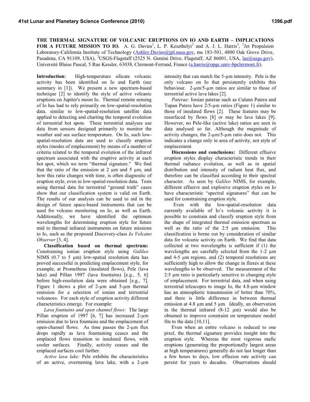 The Thermal Signature of Volcanic Eruptions on Io and Earth – Implications for a Future Mission to Io