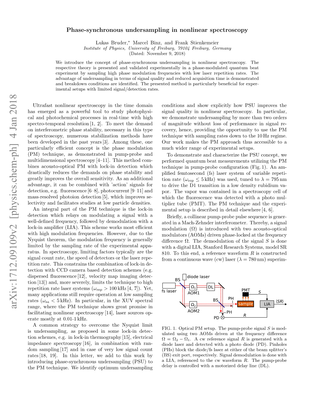 Arxiv:1712.09109V2 [Physics.Chem-Ph] 4 Jan 2018