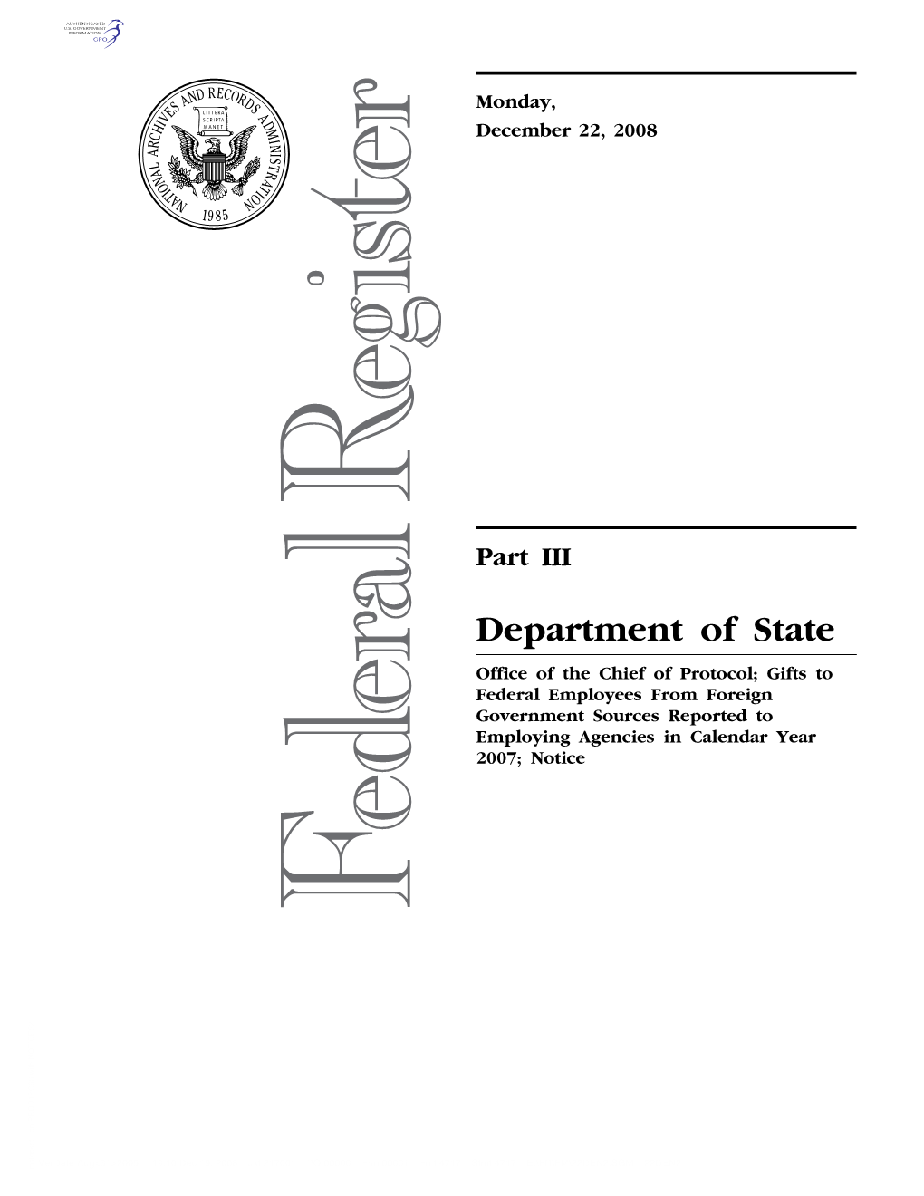 Department of State