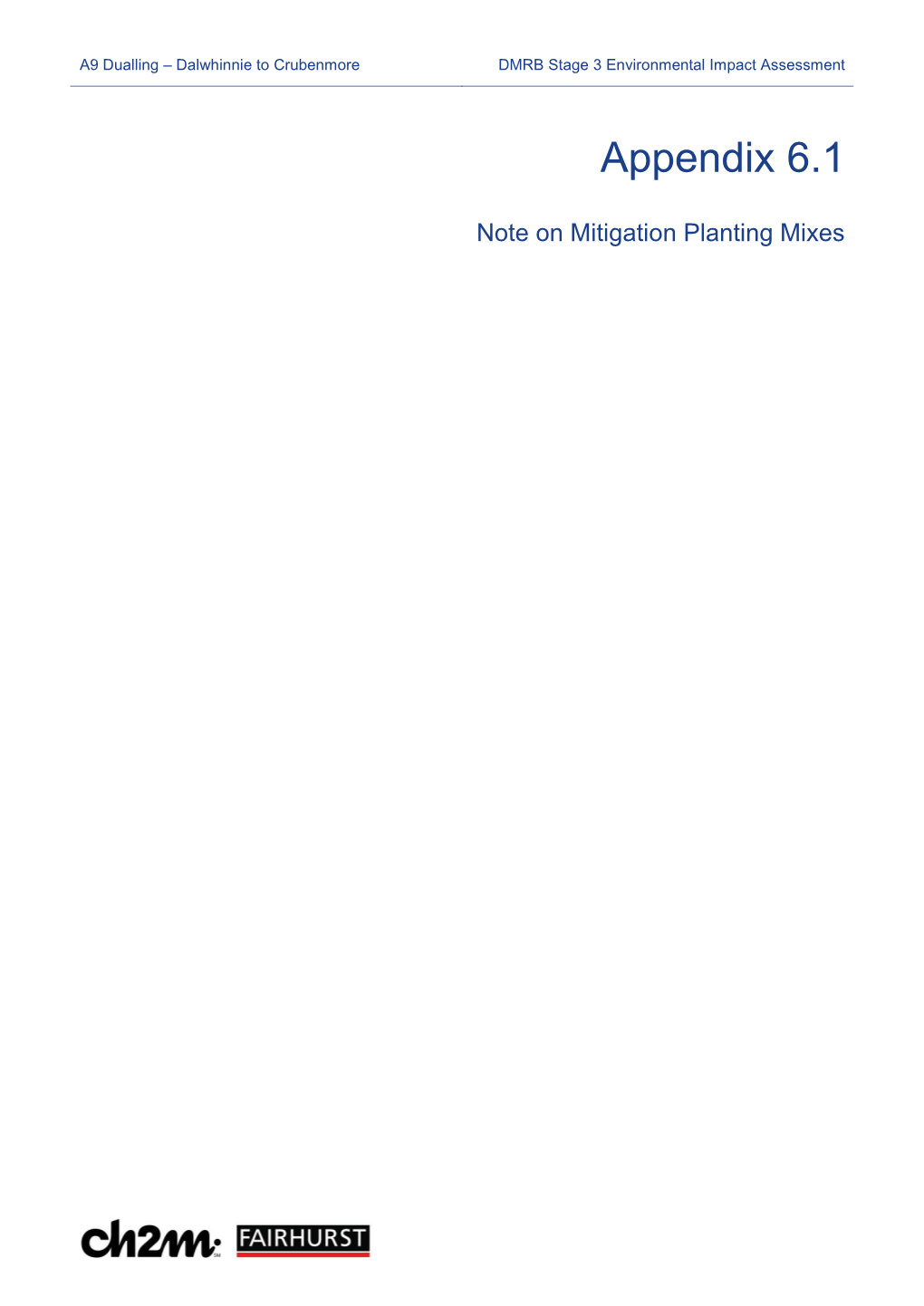 Note on Mitigation Planting Mixes.Pdf