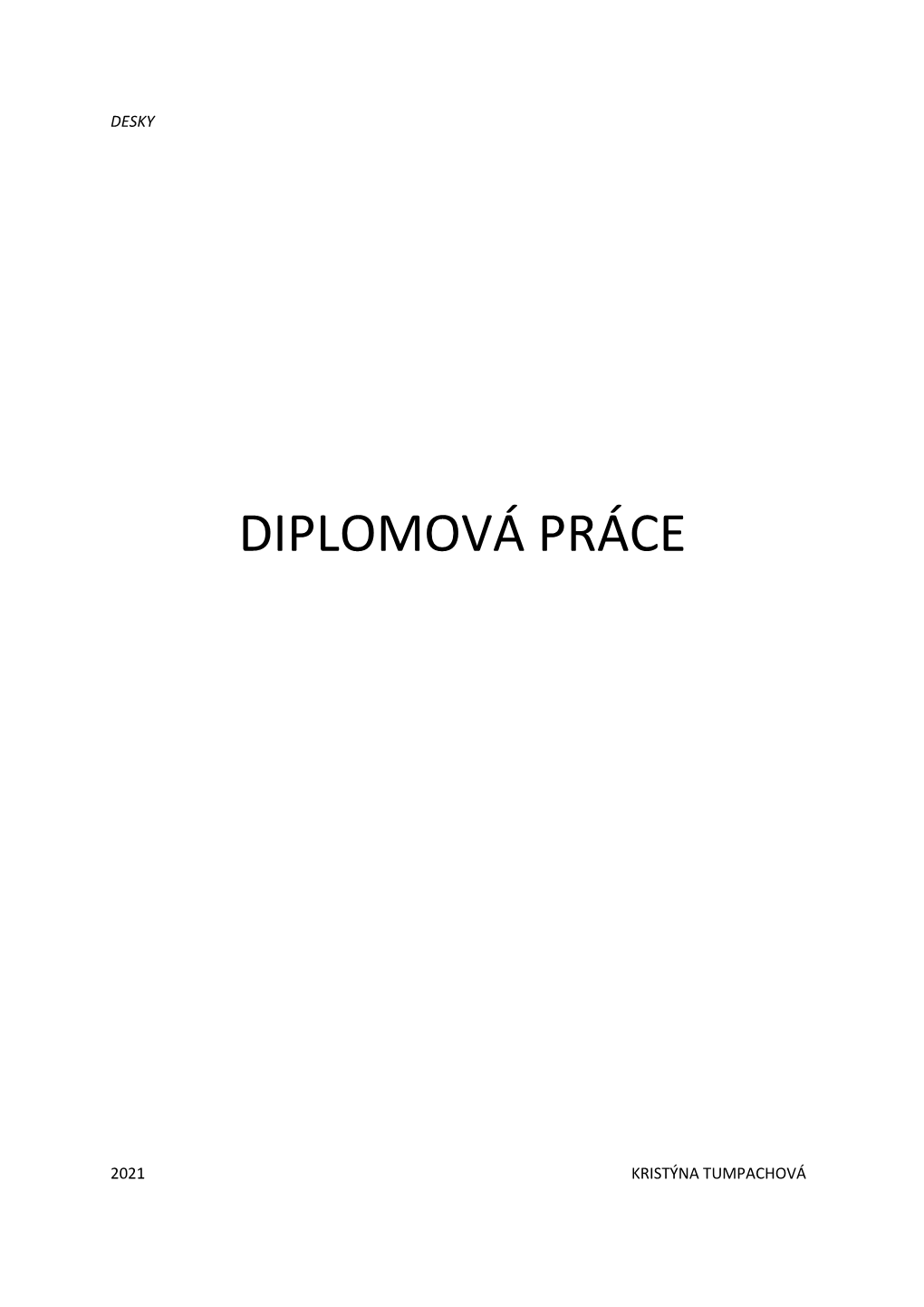 Diplomová Práce