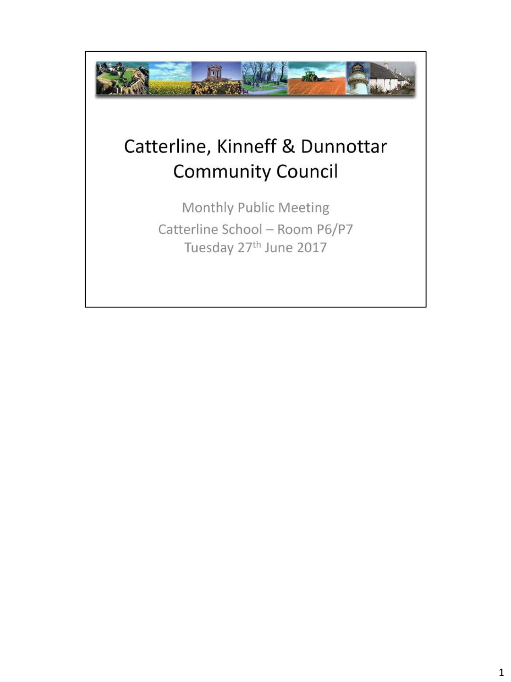 Catterline, Kinneff & Dunnottar Community Council