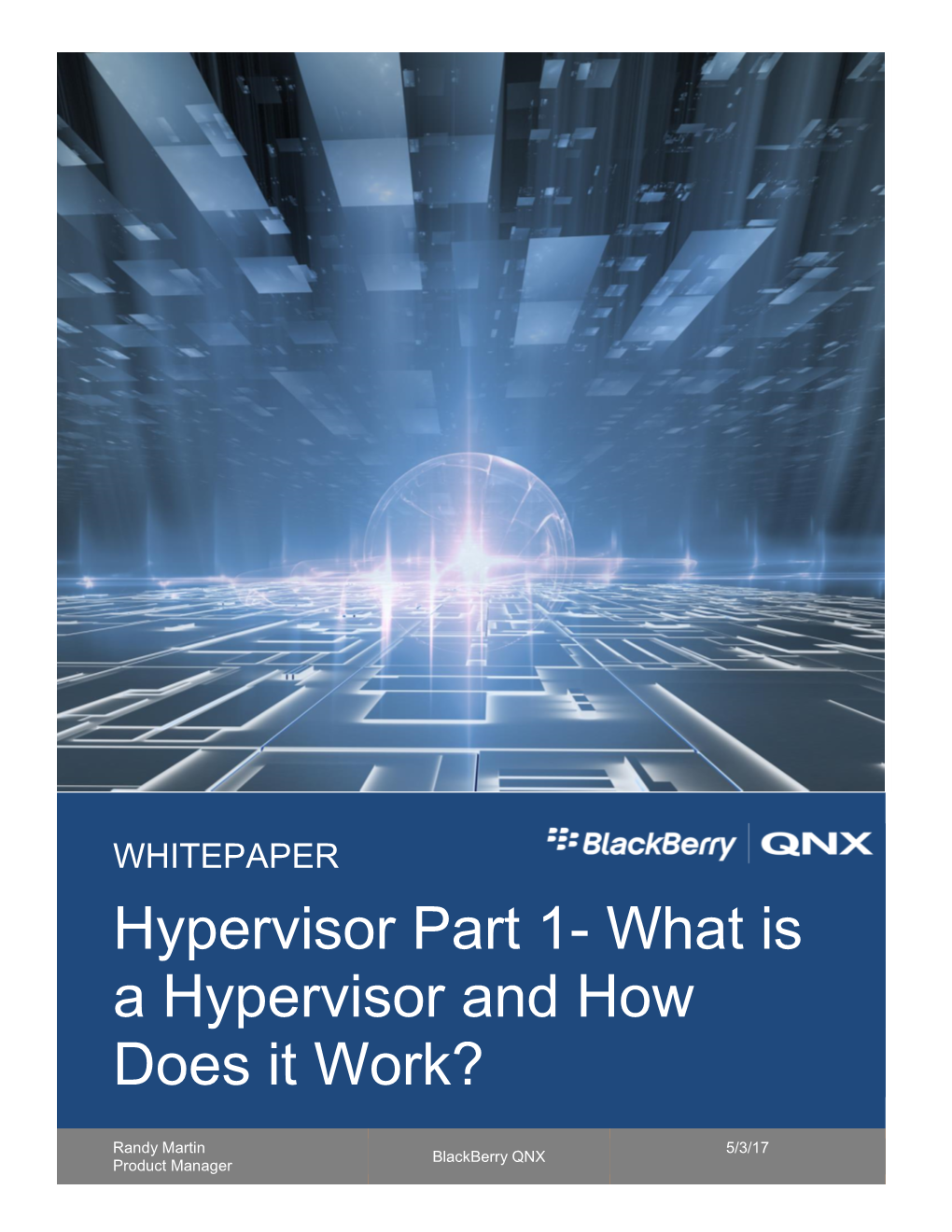 Hypervisor Part 1- What Is a Hypervisor and How