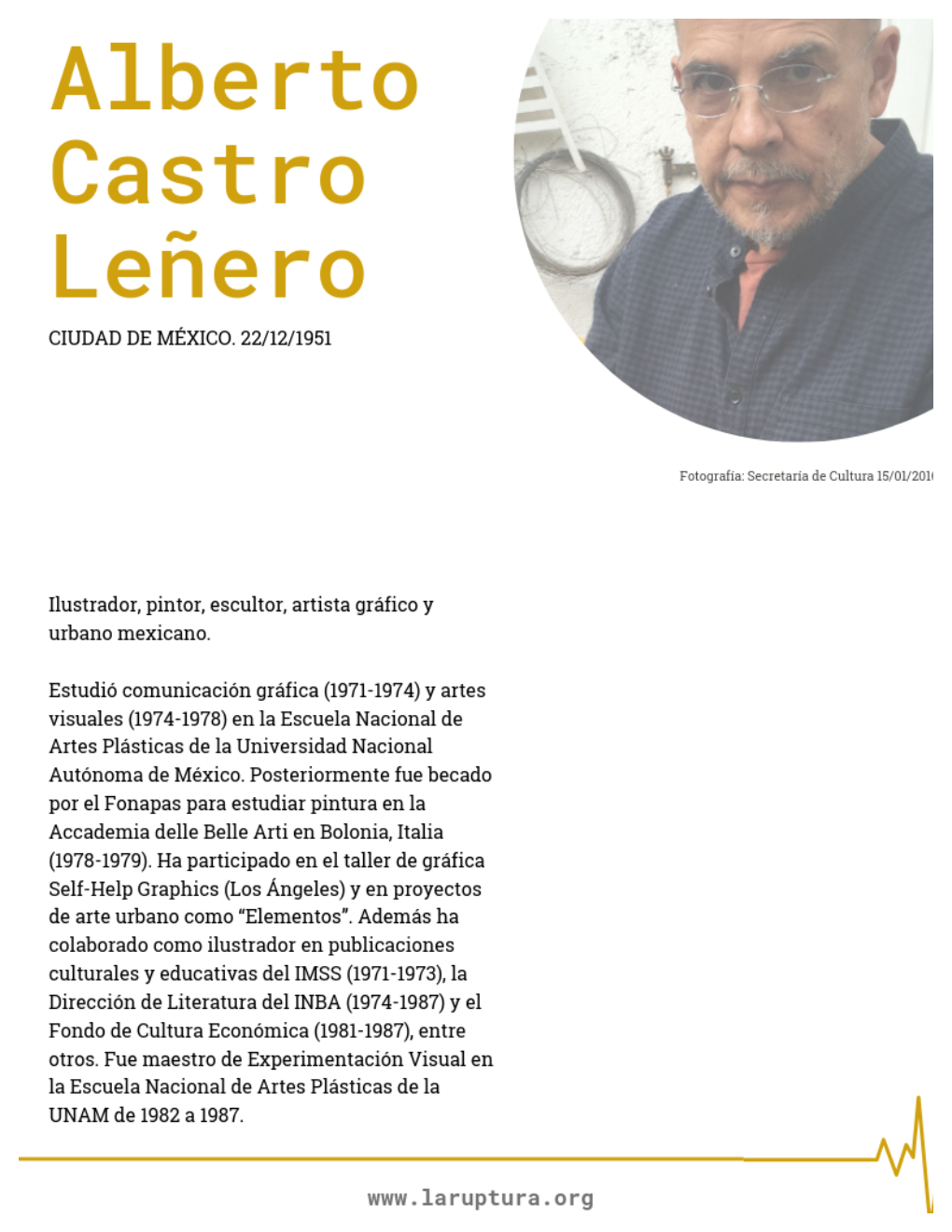 Alberto Castro Leñero 2019