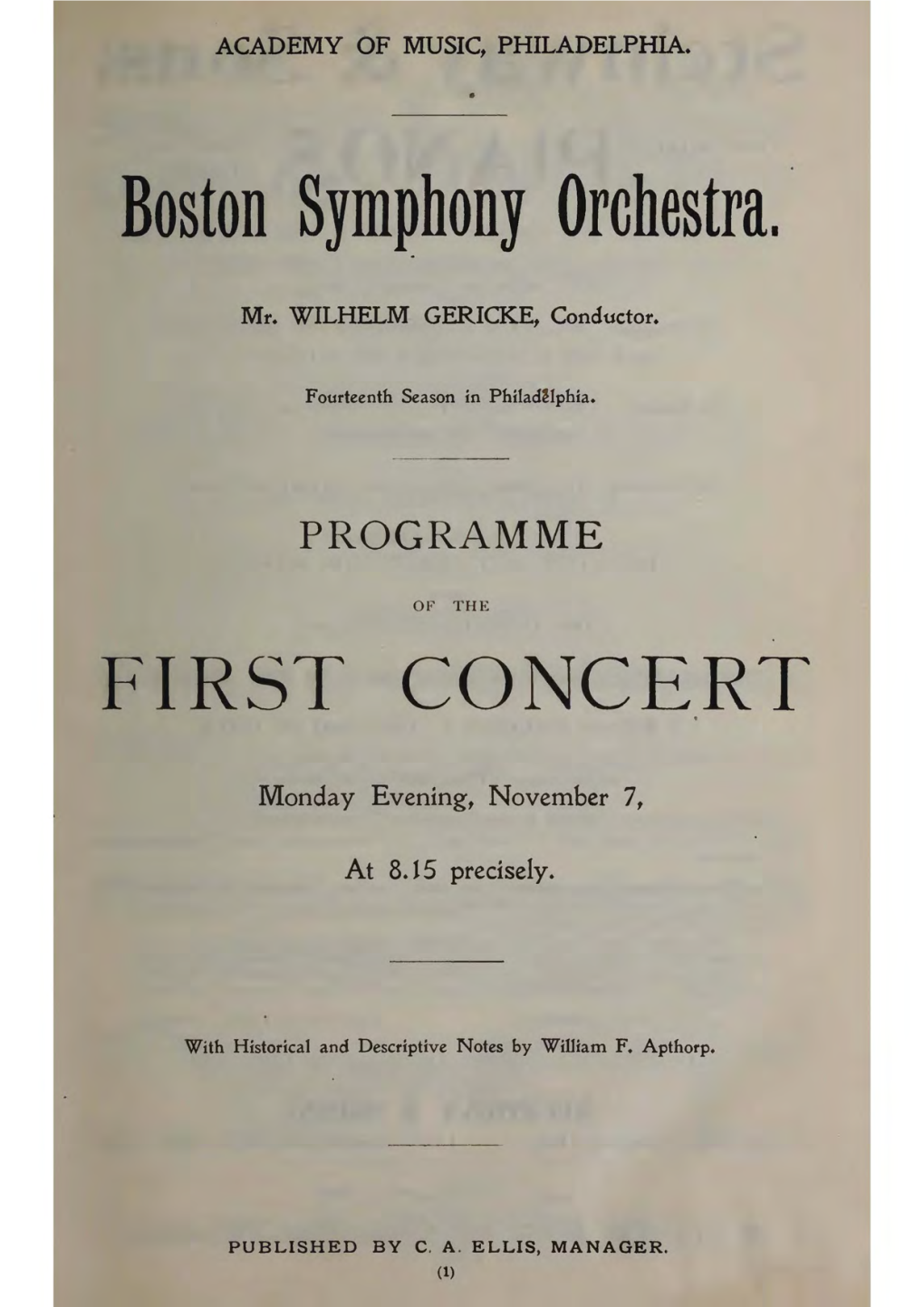 Boston Symphony Orchestral