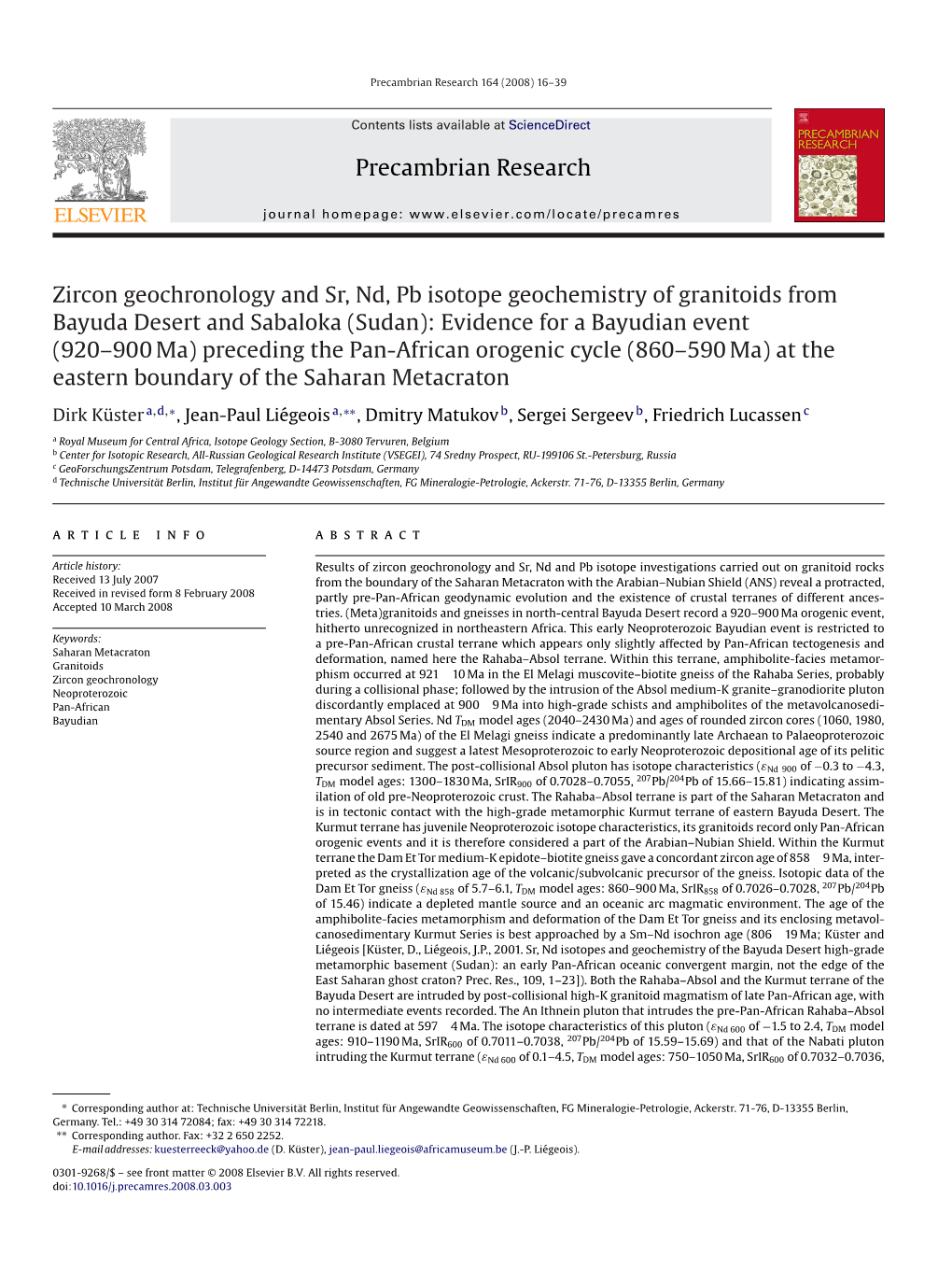 Kuster-Liegeois-Et Al-2008-PR-Bayuda-Desert.Pdf