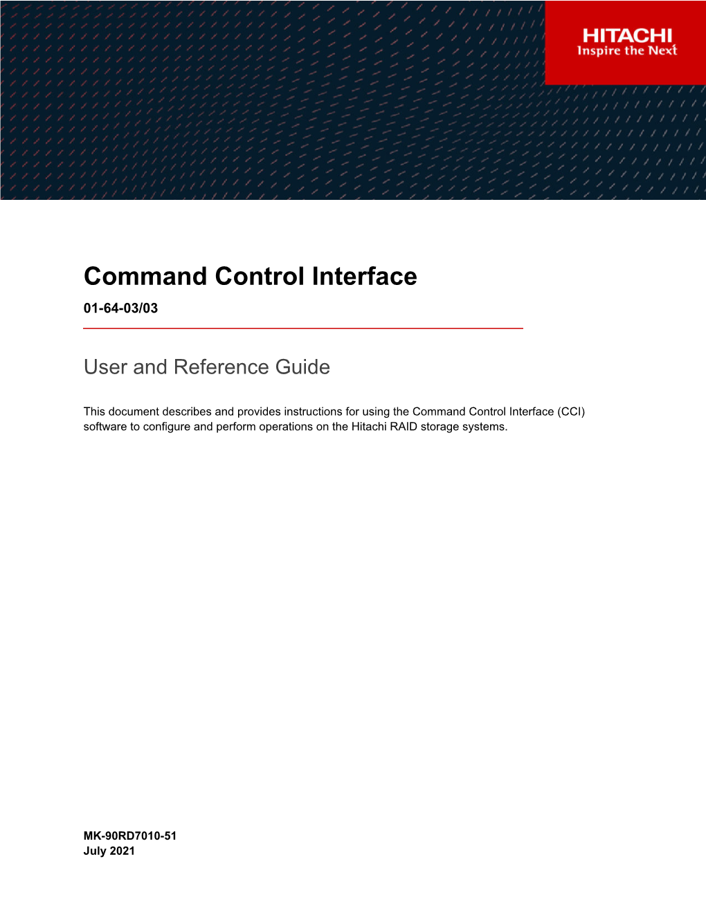 Command Control Interface User and Reference Guide 2 Contents