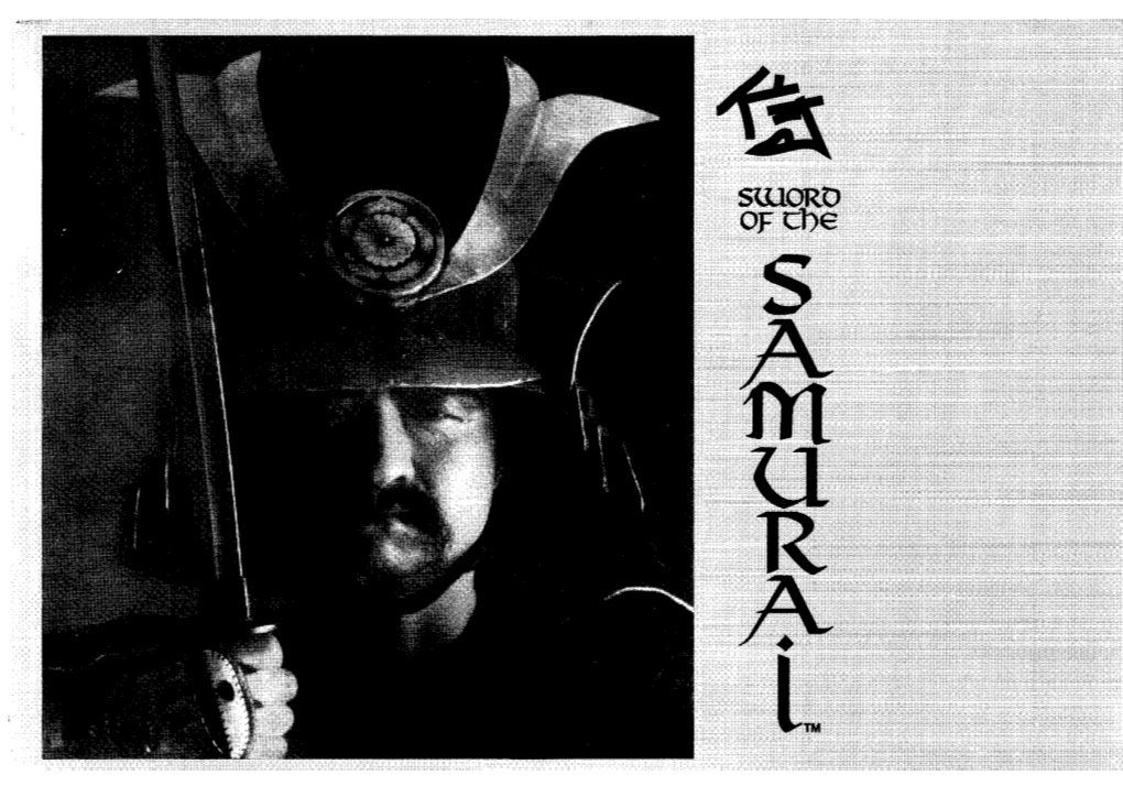 SWORD of the SAMURAI Computer Game MICROPROSE SOFTWARE INC