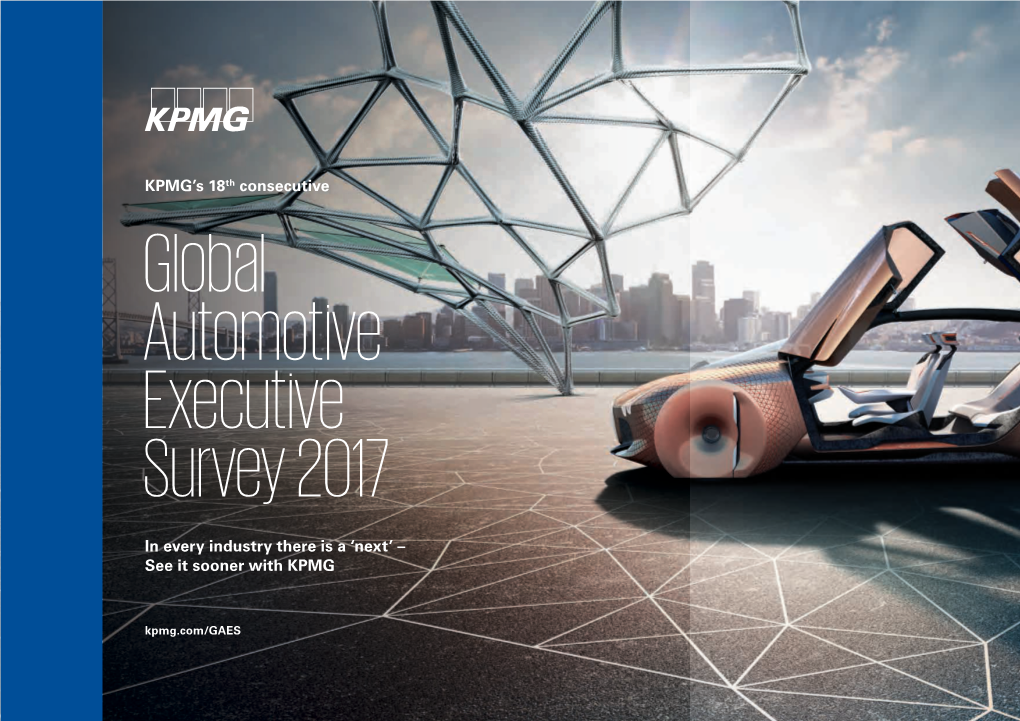 KPMG Global Automotive Executive Survey 2017