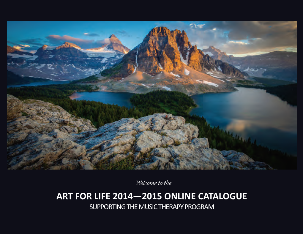 Art for Life 2014—2015 Online Catalogue