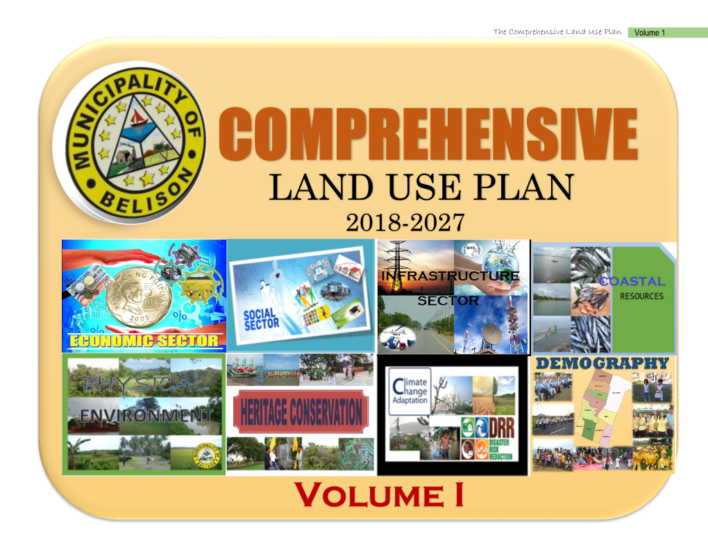 The Comprehensive Land Use Plan Volume 1