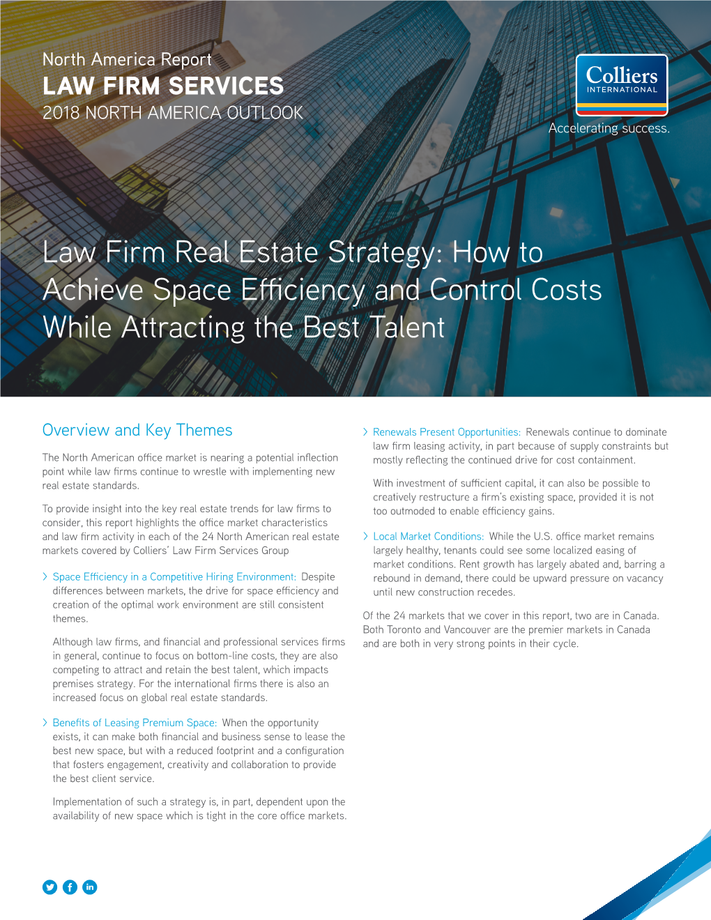 Law Firm Real Estate Strategy: How to Achieve Space Efficiency and Control Costs While Attracting the Best Talent