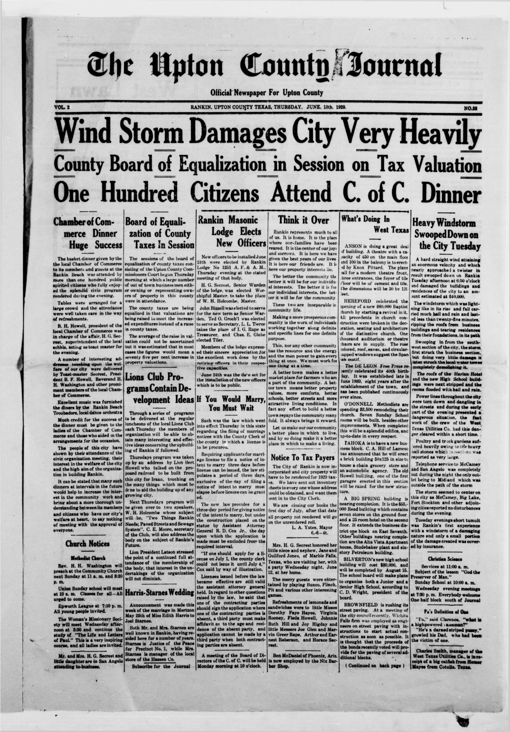^L|E Tipton Wind S Tom Damages City H Eavi^ 1 One Hundred Citizens