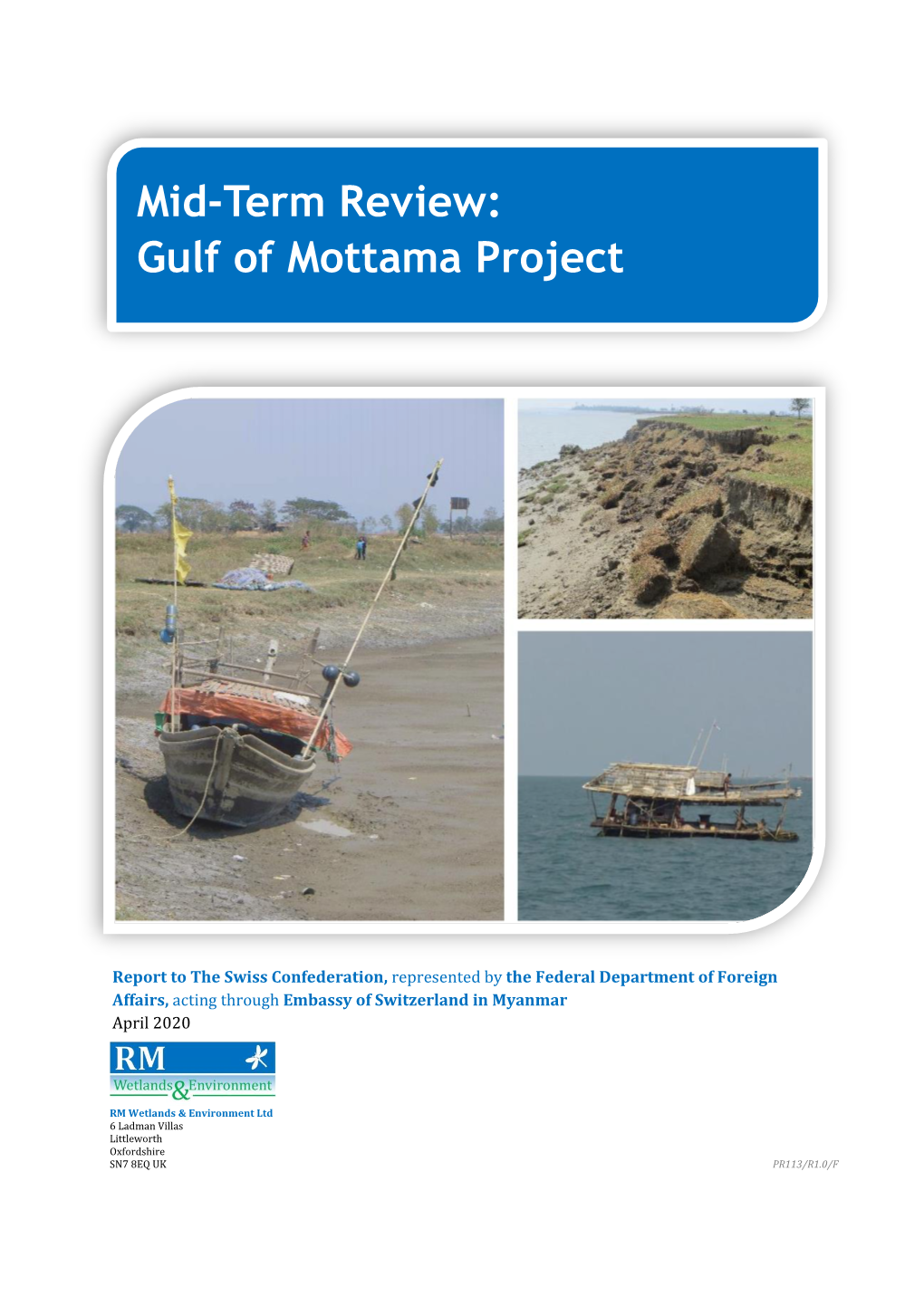 Gulf of Mottama Project