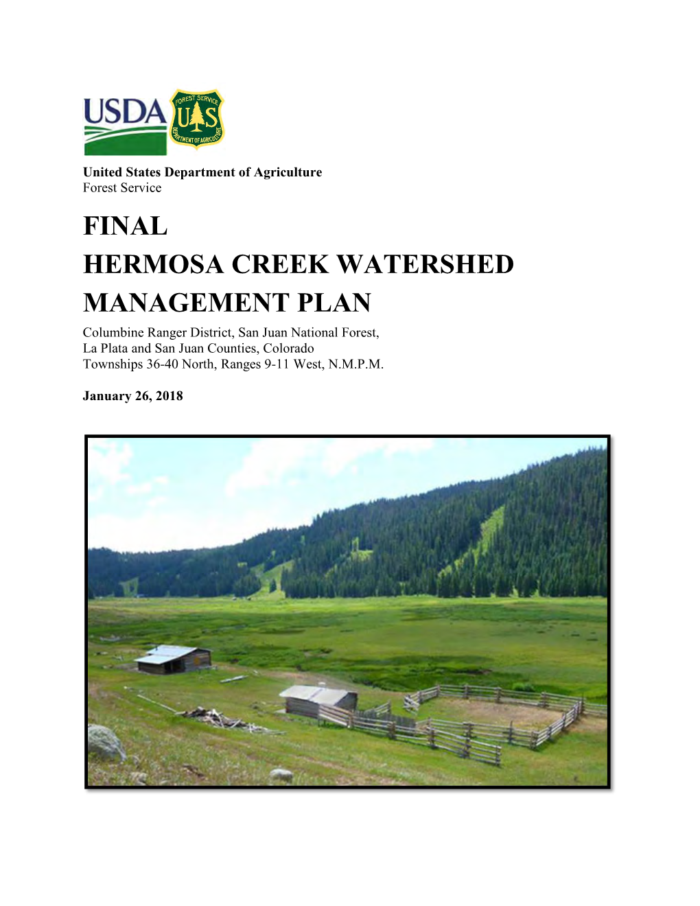 Final Hermosa Creek Watershed Management Plan