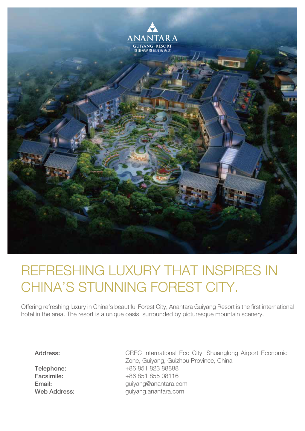 Refreshing Luxury That Inspires in China's Stunning