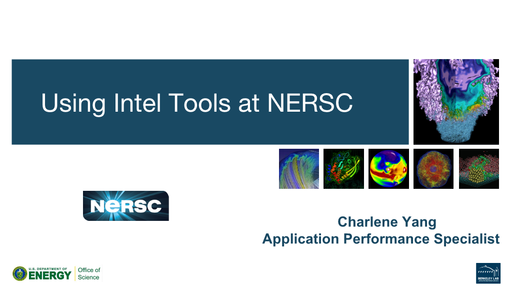 Using Intel Tools at NERSC