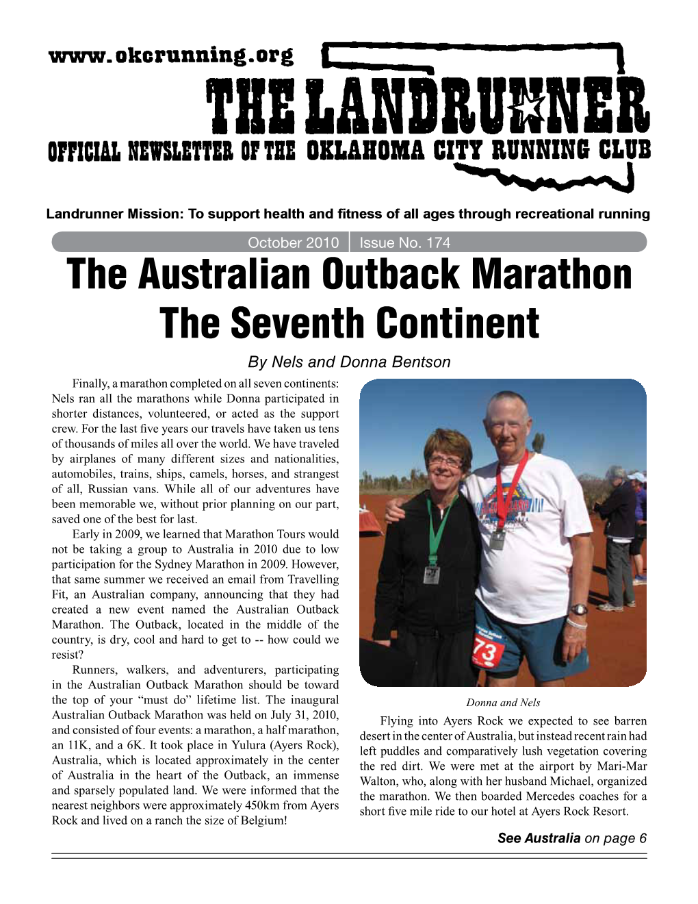 The Australian Outback Marathon the Seventh Continent
