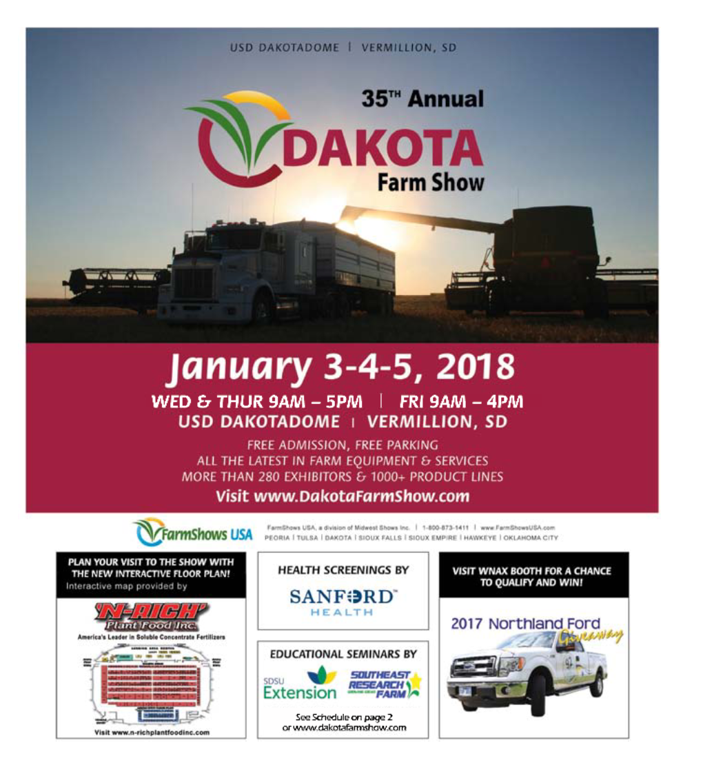 Vermillion and the Dakota Farm Show