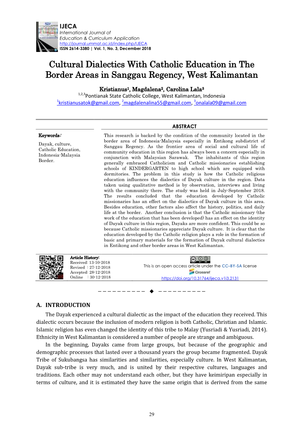 IEEE Paper Template in A4 (V1)