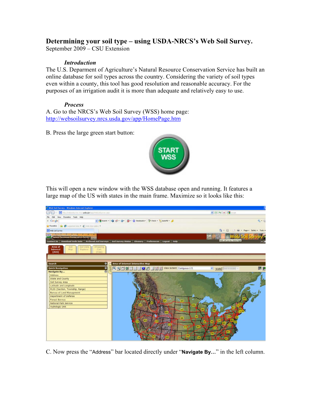 Determining Your Soil Type – Using USDA-NRCS's Web Soil Survey