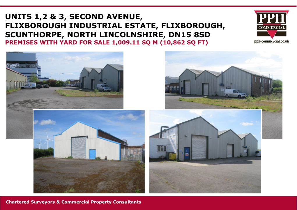 Units 1,2 & 3, Second Avenue, Flixborough Industrial Estate, Flixborough, Scunthorpe, North Lincolnshire, Dn15