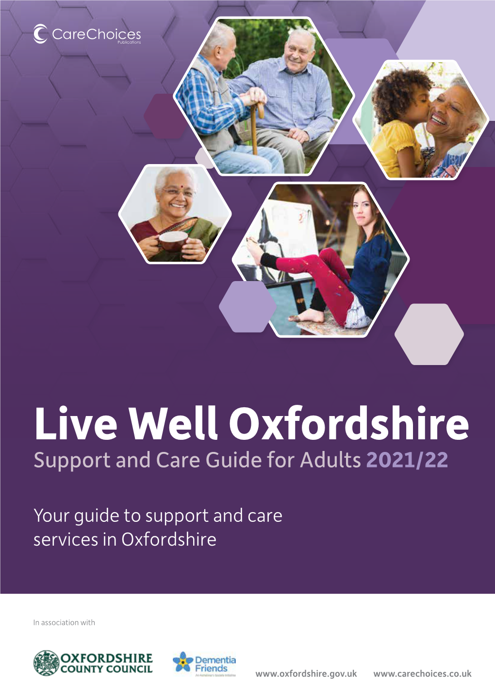 Live Well Oxfordshire Support and Care Guide for Adults 2021/22