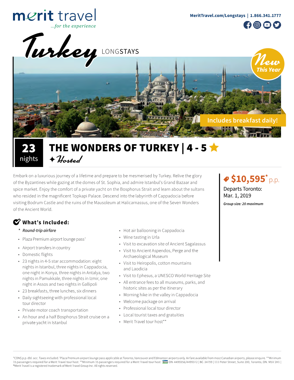 THE WONDERS of TURKEY | 4 - 5 Nights Hosted