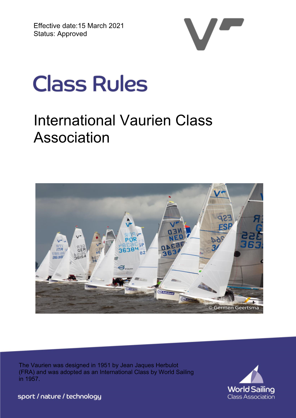 International Vaurien Class Association