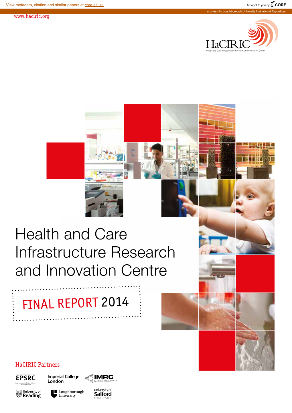 Health and Care Infrastructure Research and Innovation Centre