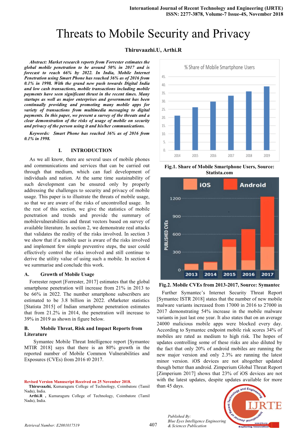 Threats to Mobile Security and Privacy