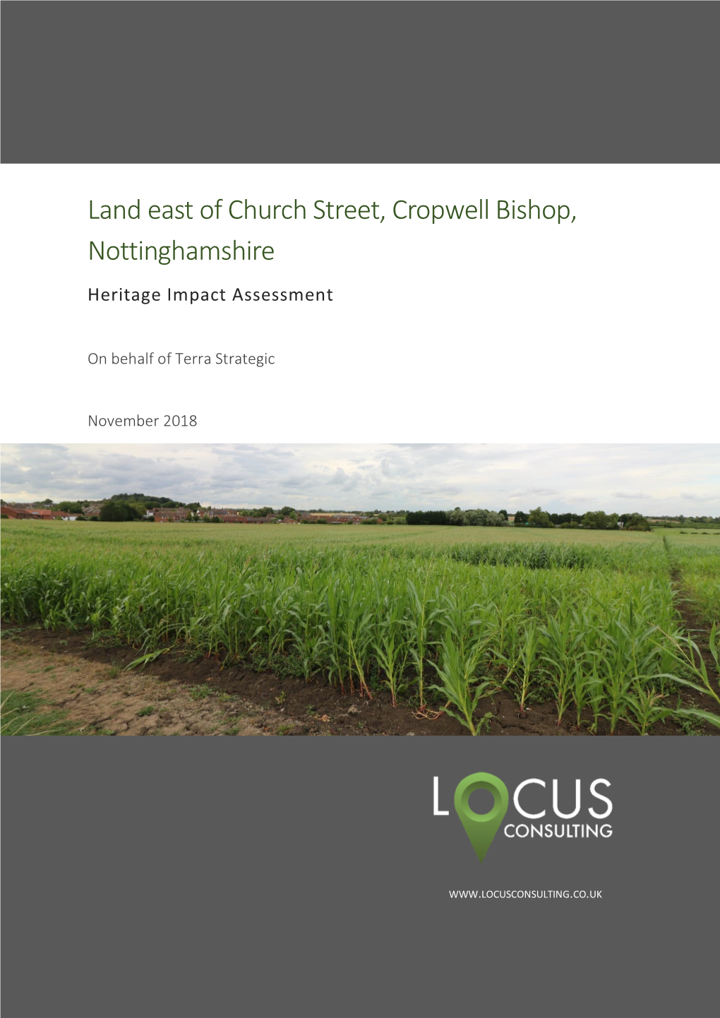 Land East of Church Street, Cropwell Bishop, Nottinghamshire