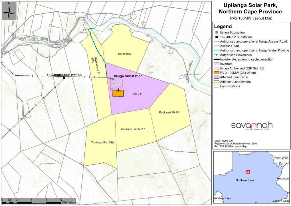 Upilanga Solar Park, Northern Cape Province