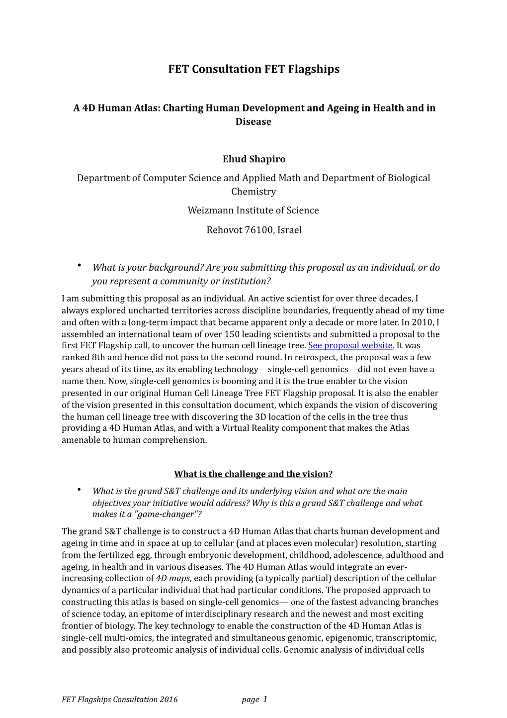 Fetflagshipsconsultation2016 Shapiro 4D Human Atlas 28.4