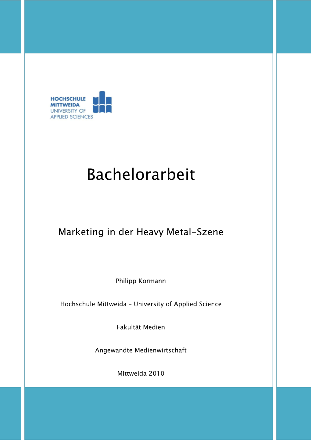 Bachelorarbeit