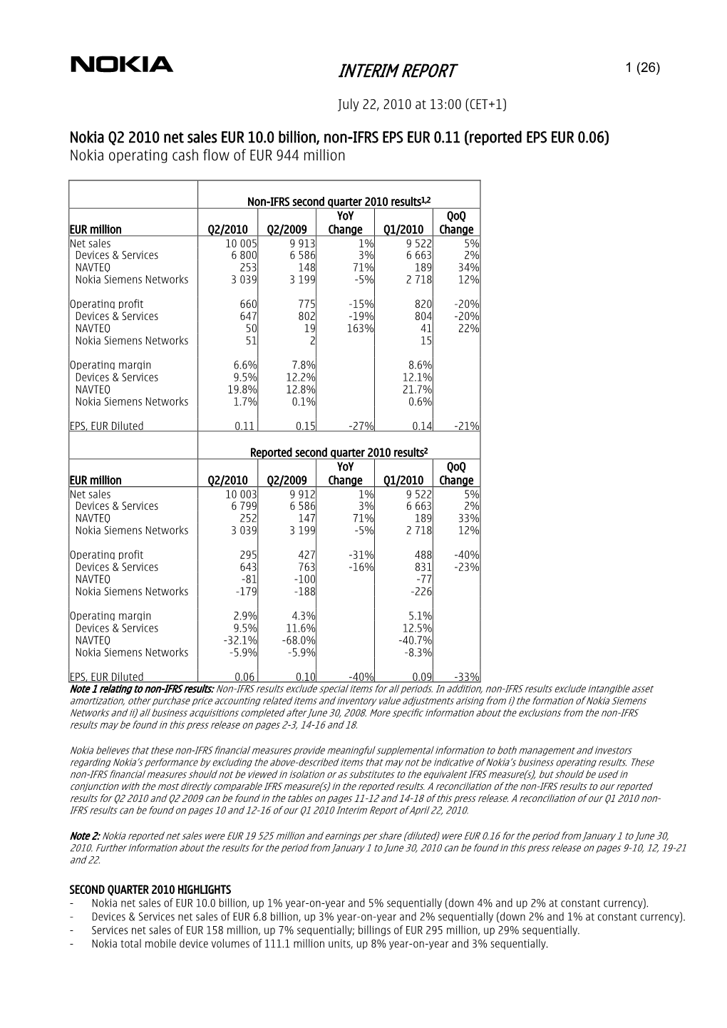 Interim Report 1 (26)