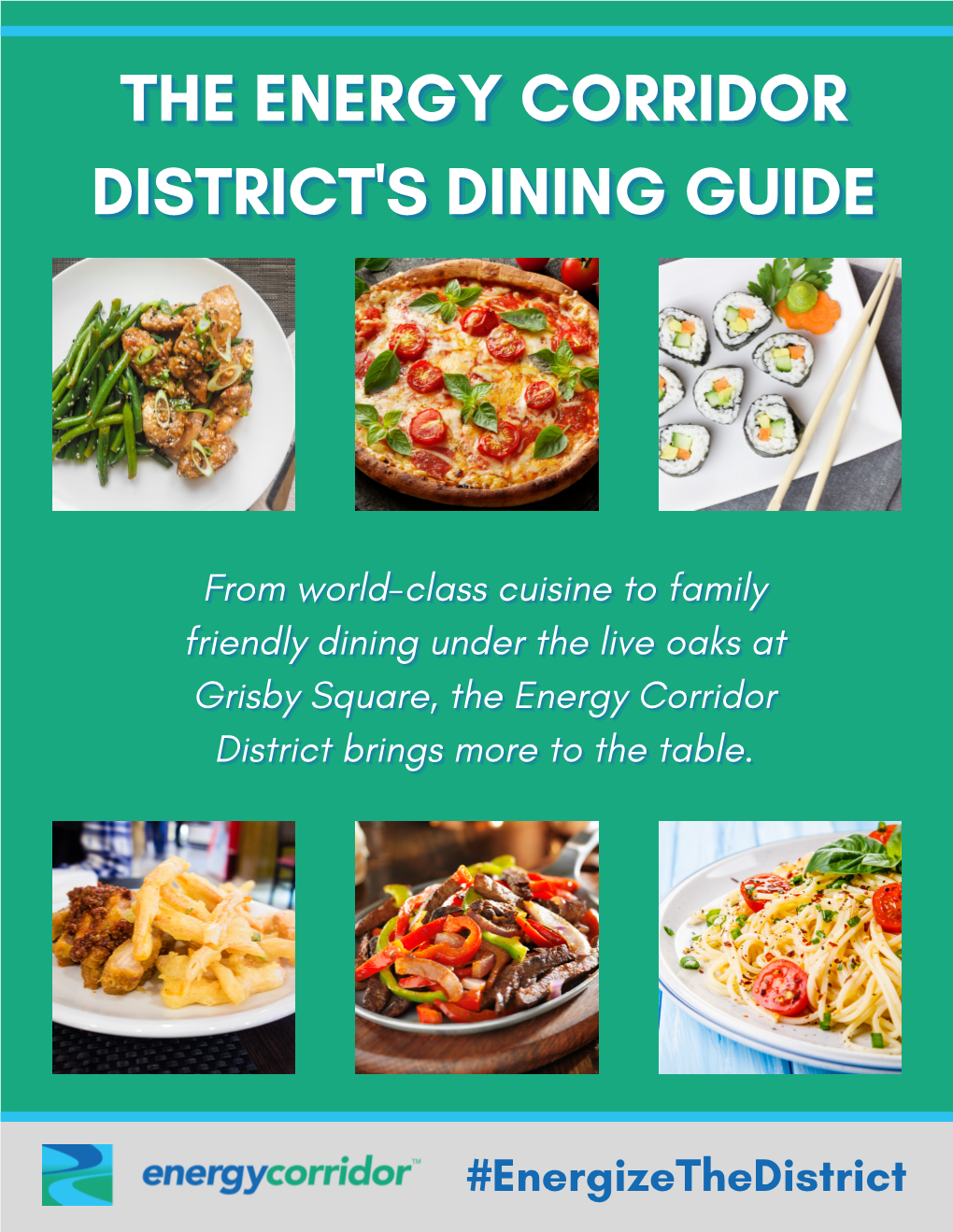 The Energy Corridor District's Dining Guide #Energizethedistrict