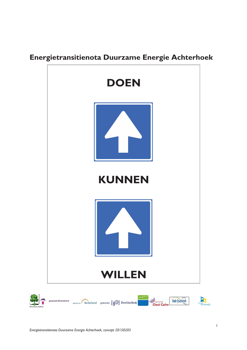 Energietransitienota Duurzame Energie Achterhoek