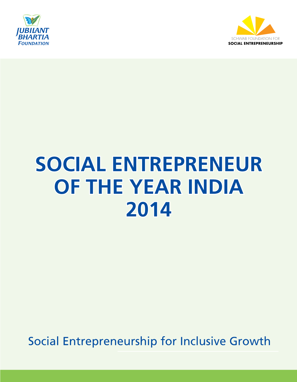 Social Entrepreneur of the Year India 2014