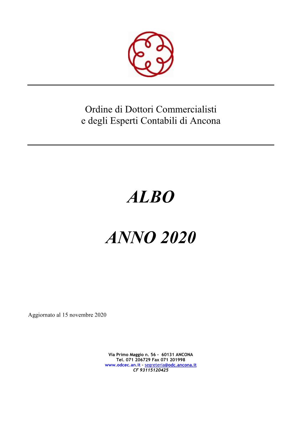Albo Anno 2020