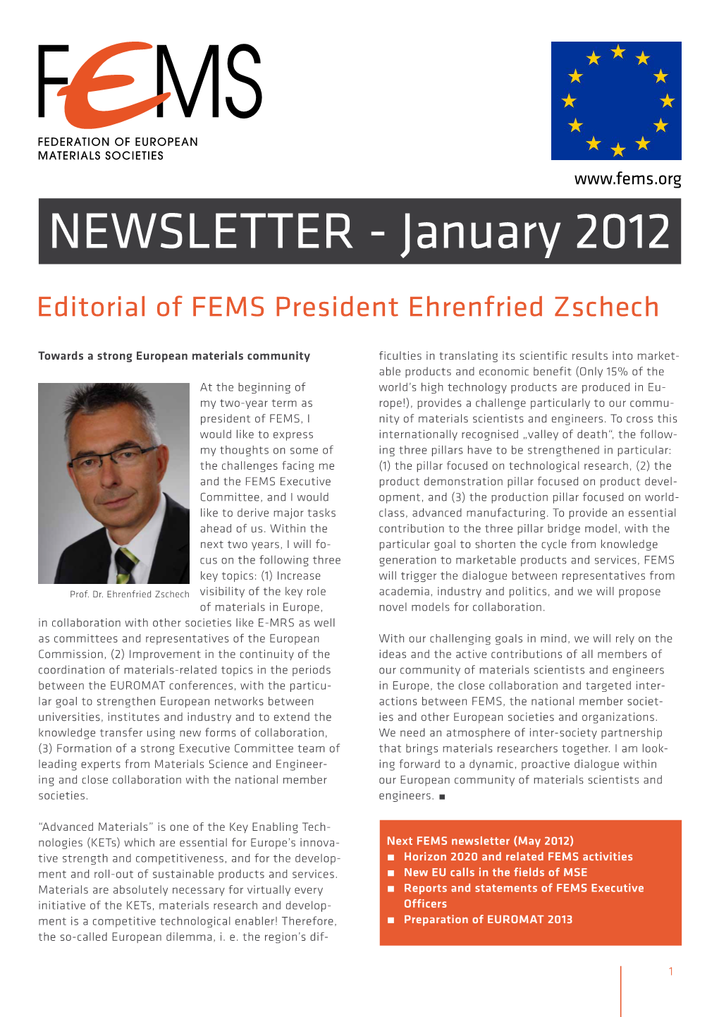 FEMS Newsletter January 2012.Pdf