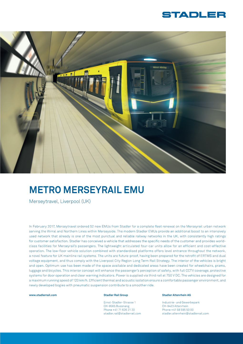 METRO MERSEYRAIL EMU Merseytravel, Liverpool (UK)