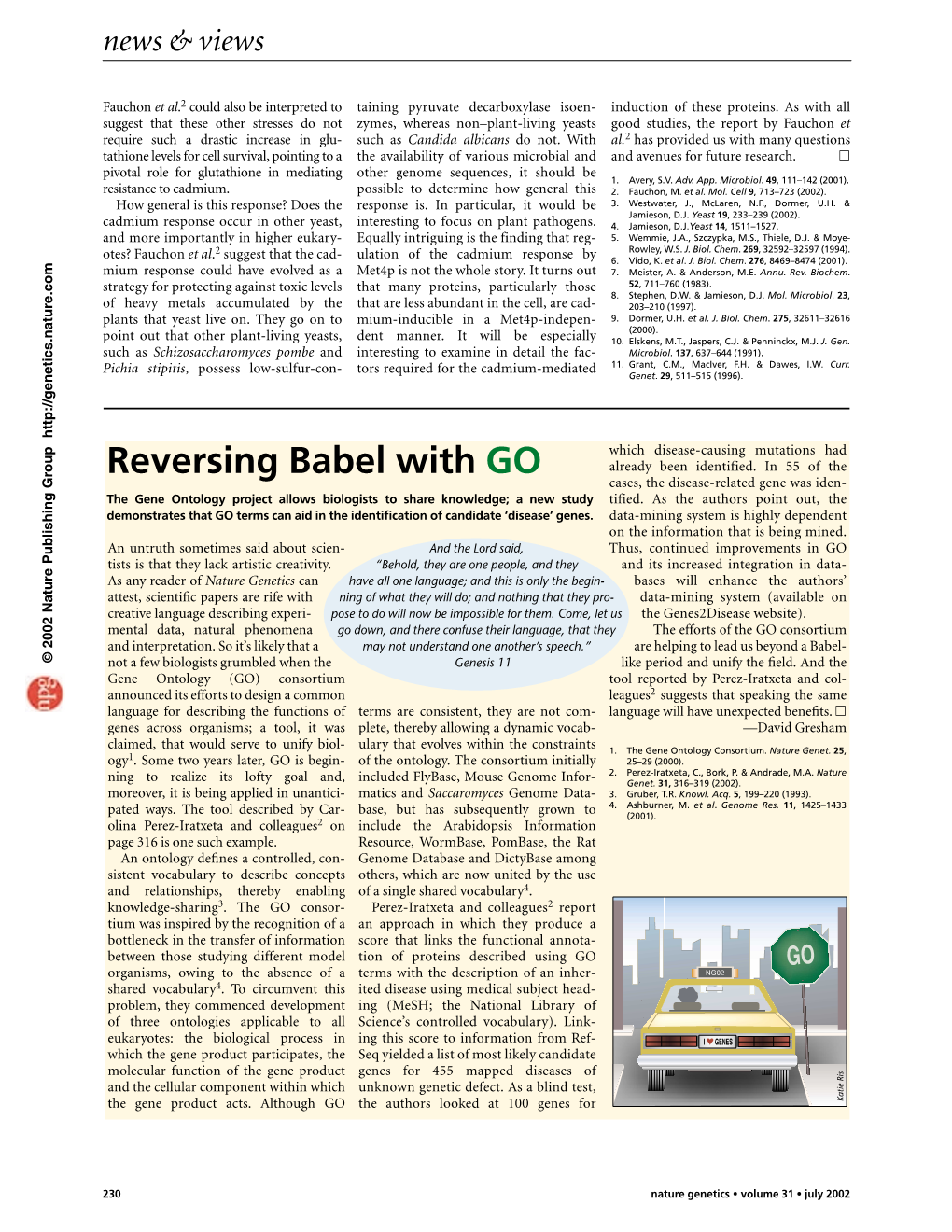 Reversing Babel with GO Already Been Identified